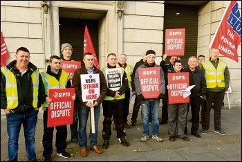 The left in Ireland must redouble its efforts to connect with trade union and workplace struggles, and working-class communities, photo by Paul Murphy