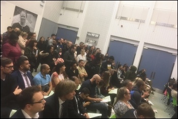 Around 150 angry residents attended the emergency meeting of Barking Reach Residents' Association after the 9 June fire, 13.6.19, photo by Ian Pattison Around 150 angry residents attended the emergency meeting of Barking Reach Residents' Association after the 9 June fire, 13.6.19, photo by Ian Pattison