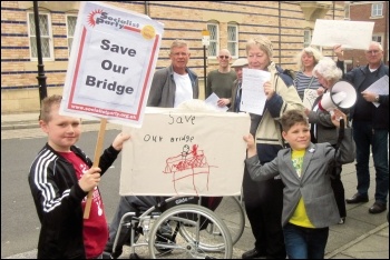 Save our bridge, photo by Elaine Brunskill Save our bridge, photo by Elaine Brunskill