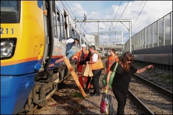 The heat caused train infrastructure to break down, photo by Tom Anderson/CC