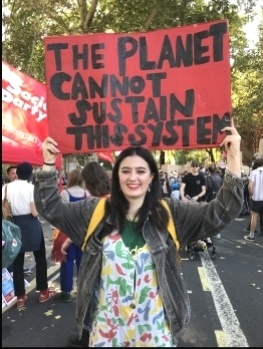 On a climate demo in London, 20.9.19