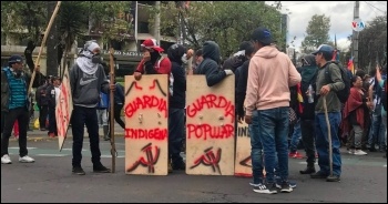 Ecuador protests 2019, photo Voz de America/CC Ecuador protests 2019, photo Voz de America/CC