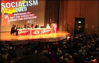 Socialism 2019: the Saturday rally, 2nd November 2019. 