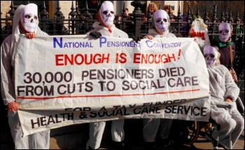 Cuts in social care are killing, photo Dave Beale