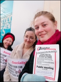 Post-election paper selling in Leicester, 14.12.19