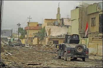 A military patrol in Mosul, Iraq, photo Mstyslav Chernov/CC