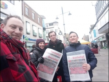 Selling the Socialist in Newcastle