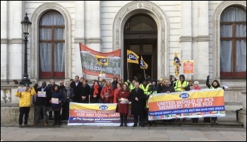 PCS Foreign Office strike PCS Foreign Office strike