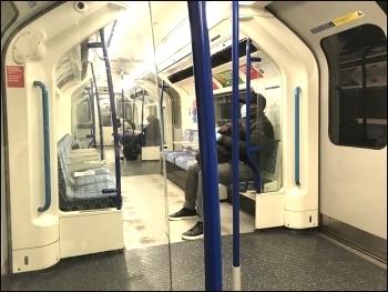  Victoria line tube train, March 2020 