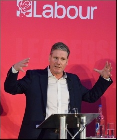 Keir Starmer, 2020 Labour Party leadership election hustings, Bristol, photo Rwendland/CC