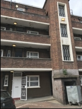 A housing estate under redevelopment, Hackney, London, 10.5.20, photo JB