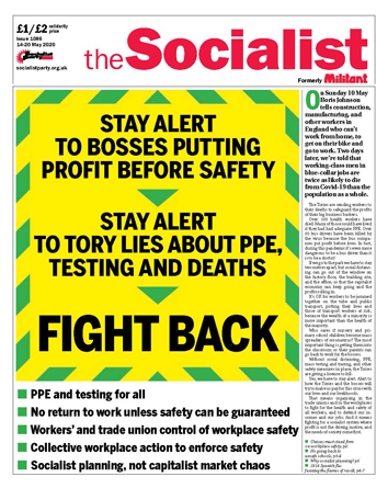 The Socialist issue 1086