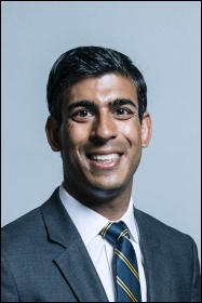 Tory chancellor Rishi Sunak