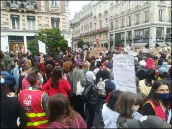 Black Lives Matter protest in Paris