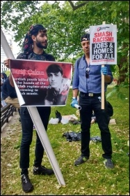 Black Lives Matter protesters, Hyde Park, 3.6.20