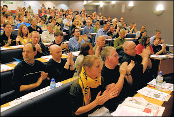 Campaign for a New Workers Party (CNWP) conference 2007, photo Paul Mattsson