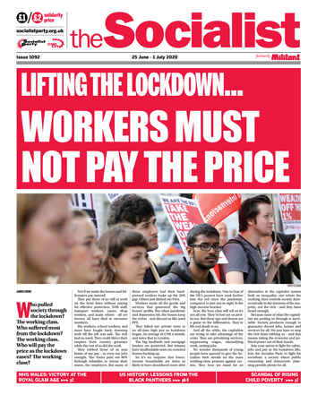 The Socialist issue 1092