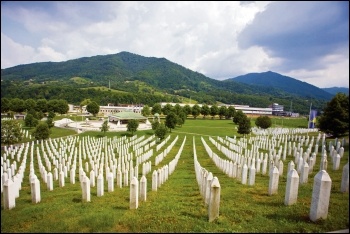 The Srebrenica massacre memorial, photo by Mark Norton/CC