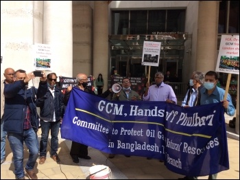 London protest on Phulbari Day demands delisting of GMC from the London Stock Exchange