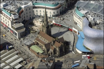 Birmingham city centre, photo by West Midlands Police/CC