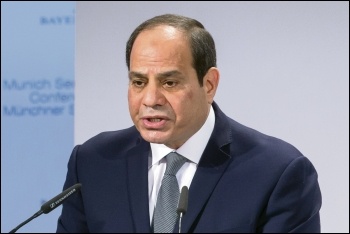 Egypt's autocratic president, Abdel Fattah al-Sisi, photo by securityconference.org/Impressum/CC