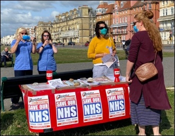 Socialist Party campaigning in Brighton, 12.9.20