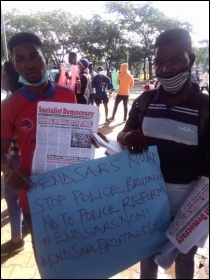 DSM members on the streets in Abuja 