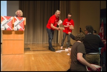 The finance appeal at a previous Socialism event, photo Paul Mattsson