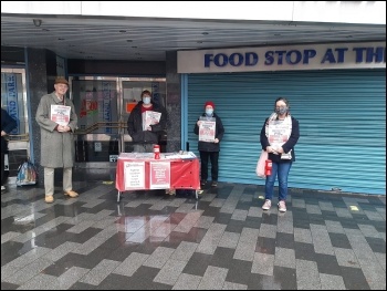 Campaigning in Leicester