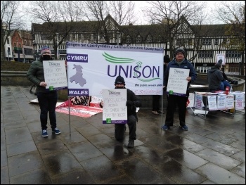 Swansea protest