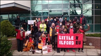 Little Ilford school strike, Photo: James Ivens