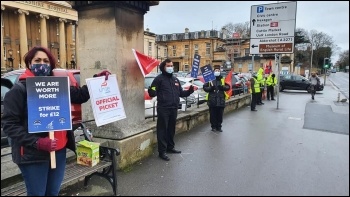 Royal Berks Hospital Strike, Photo: John Gillman