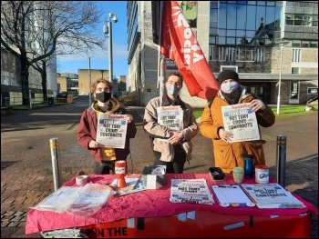 Campaigning in Plymouth, Socialist Party Plymouth Campaigning in Plymouth, Socialist Party Plymouth