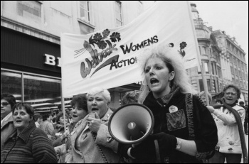 Women on the march during the 1984-85 miners' strike