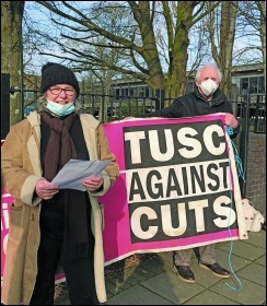 Socialists campaigning in Enfield, London. Photo: Enfield TUSC