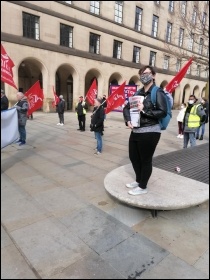 The Manchester NHS protest 6 March, photo Manchester SP