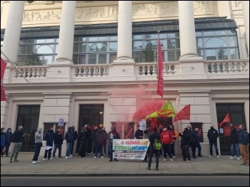 Sparks protest in London 17 March, photo Isai Priya Sparks protest in London 17 March, photo Isai Priya