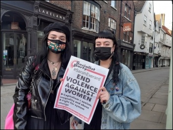 Protesters in York. Photo: Iain Dalton