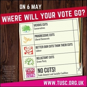 A TUSC election leaflet, May 2021