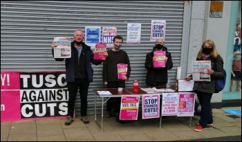 TUSC election campaigning, South Wales West, May 2021