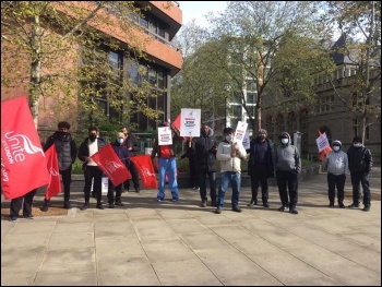 Ealing parking wardens strike May 2021, photo Helen Pattison