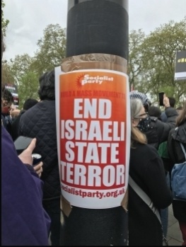 Stop war on Gaza demo, London 15th May 2021, photo JB