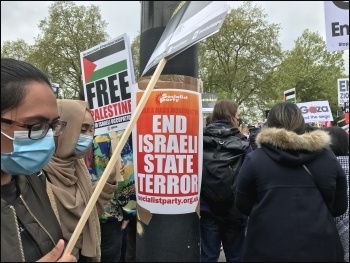 Stop war on Gaza demo, London 15th May 2021, photo JB