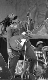 Bob Marley in concert in Dublin, 1980. Photo: Monosnaps/CC Bob Marley in concert in Dublin, 1980. Photo: Monosnaps/CC