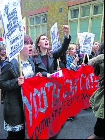 Socialist Students join protests against academisation in 2016. Photo: London SP Socialist Students join protests against academisation in 2016. Photo: London SP