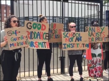 Parents protest at Pimlico Parents protest at Pimlico