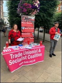 Paul Couchman campaigning, photo Nick Chaffey
