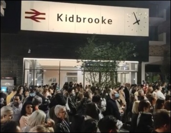 Thousands attended a vigil for Sabina Nessa in Kidbrooke, south London