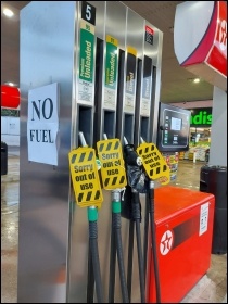 Low pay in the haulage industry has led to a lack of drivers and shortages of fuel Low pay in the haulage industry has led to a lack of drivers and shortages of fuel