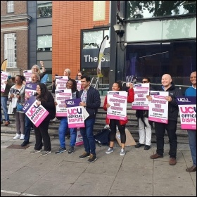 Workers at CONEL college in north London
